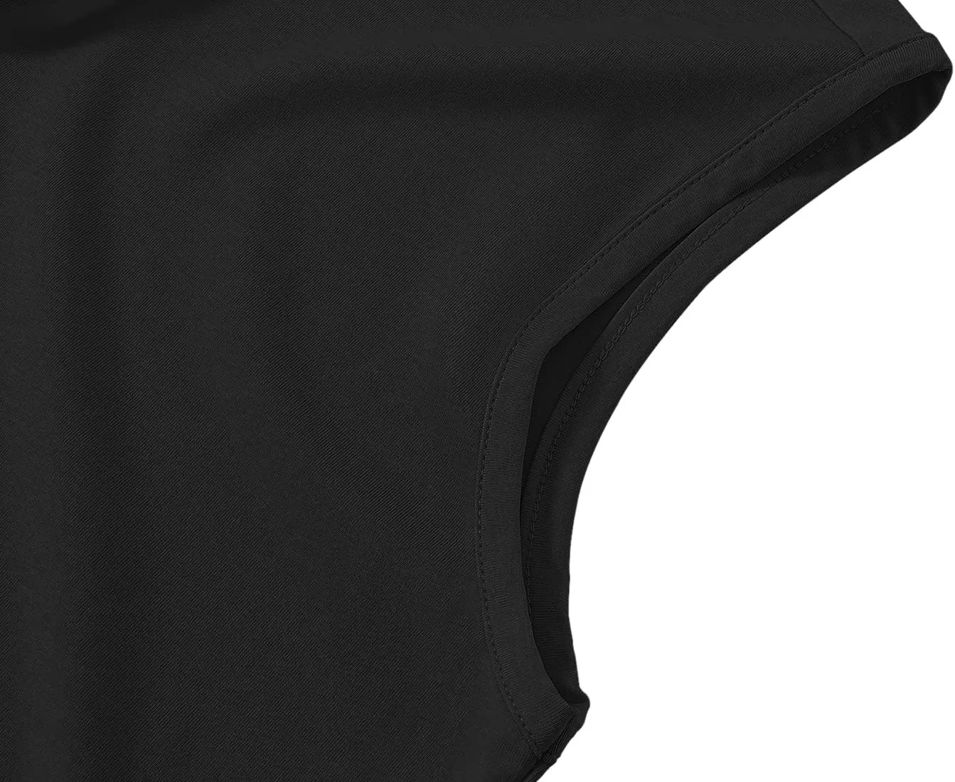 BGOWATU Women's Golf Polo T-Shirts Sleeveless V Neck Collarless Tennis Shirts UV Protection Quick Dry Lightweight
