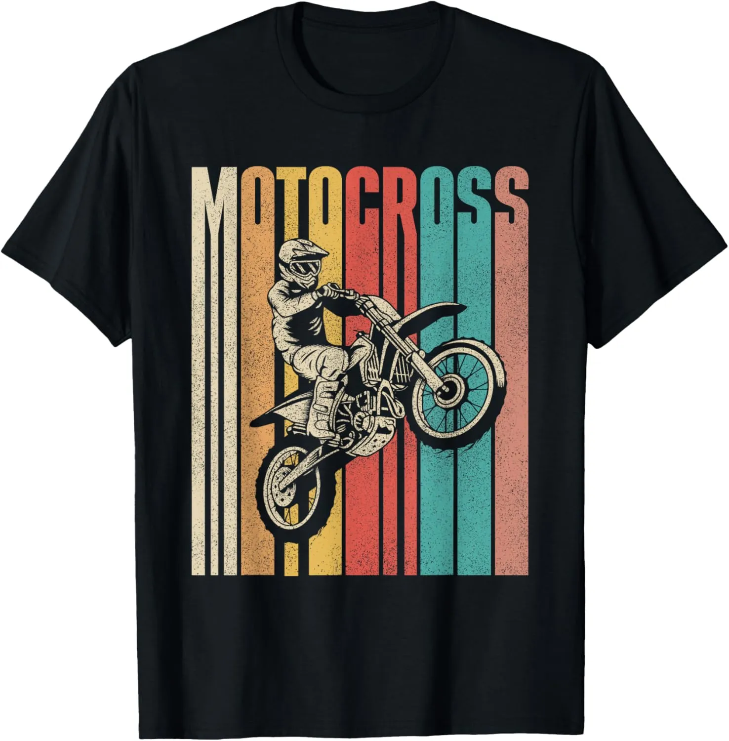 Retro Vintage Dirt Bike MX Bike Rider Motocross T-Shirt