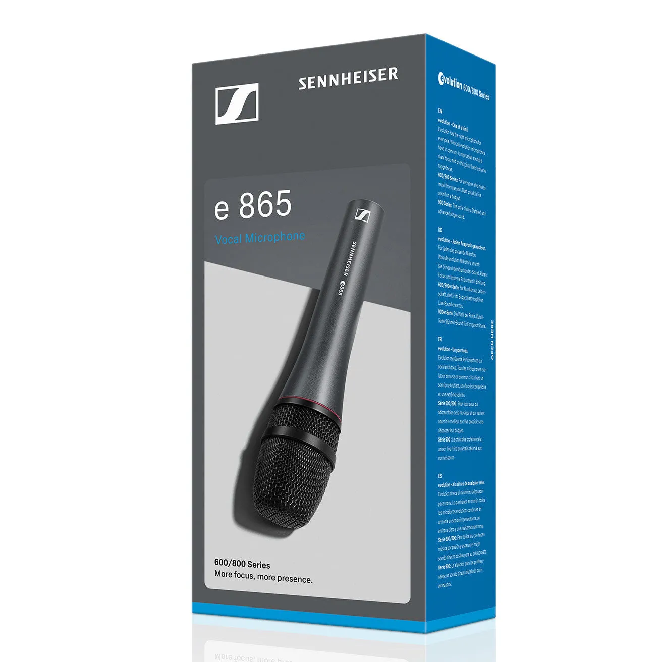 Sennheiser e 865 Handheld microphone supercardioid, condenser with and 3-pin XLR