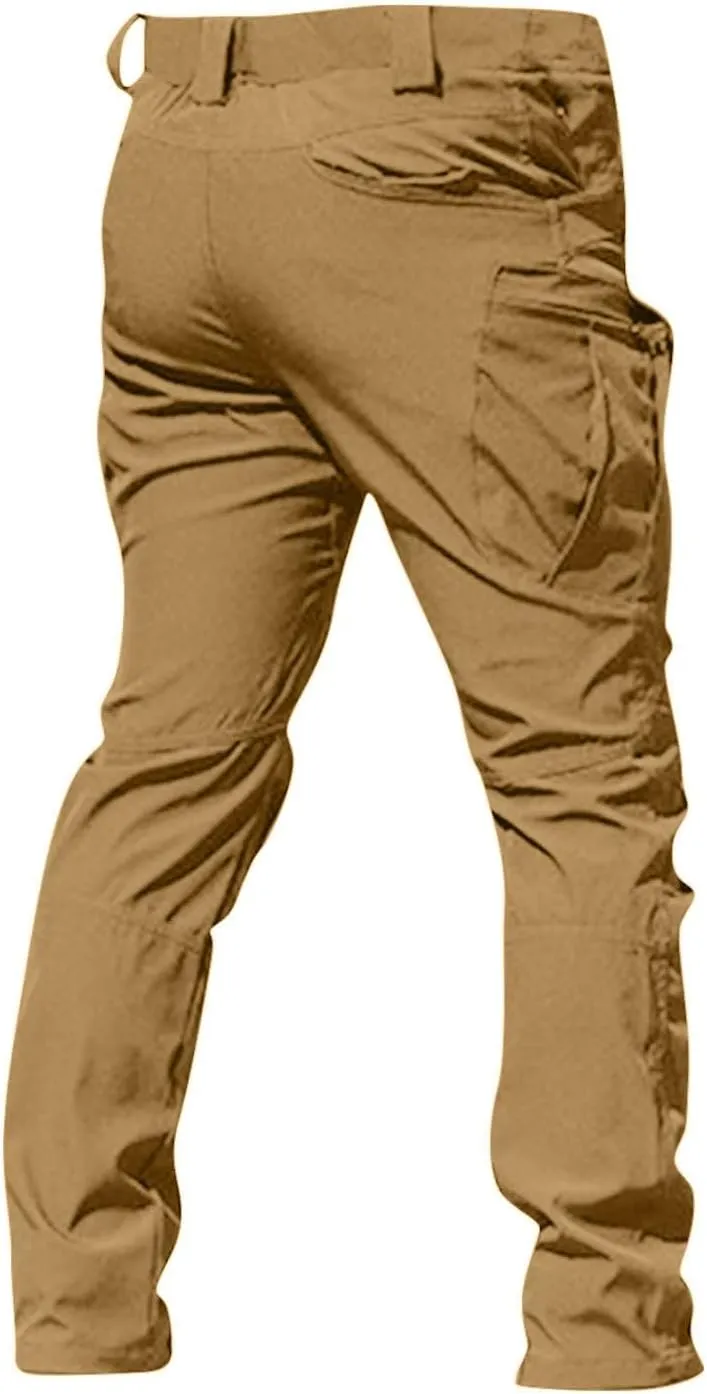 Tactical Cargo Pants for Men Ripstop Water Resistant Camo Hiking Pants Stretch Lightweight Work Pant Multi Pockets
