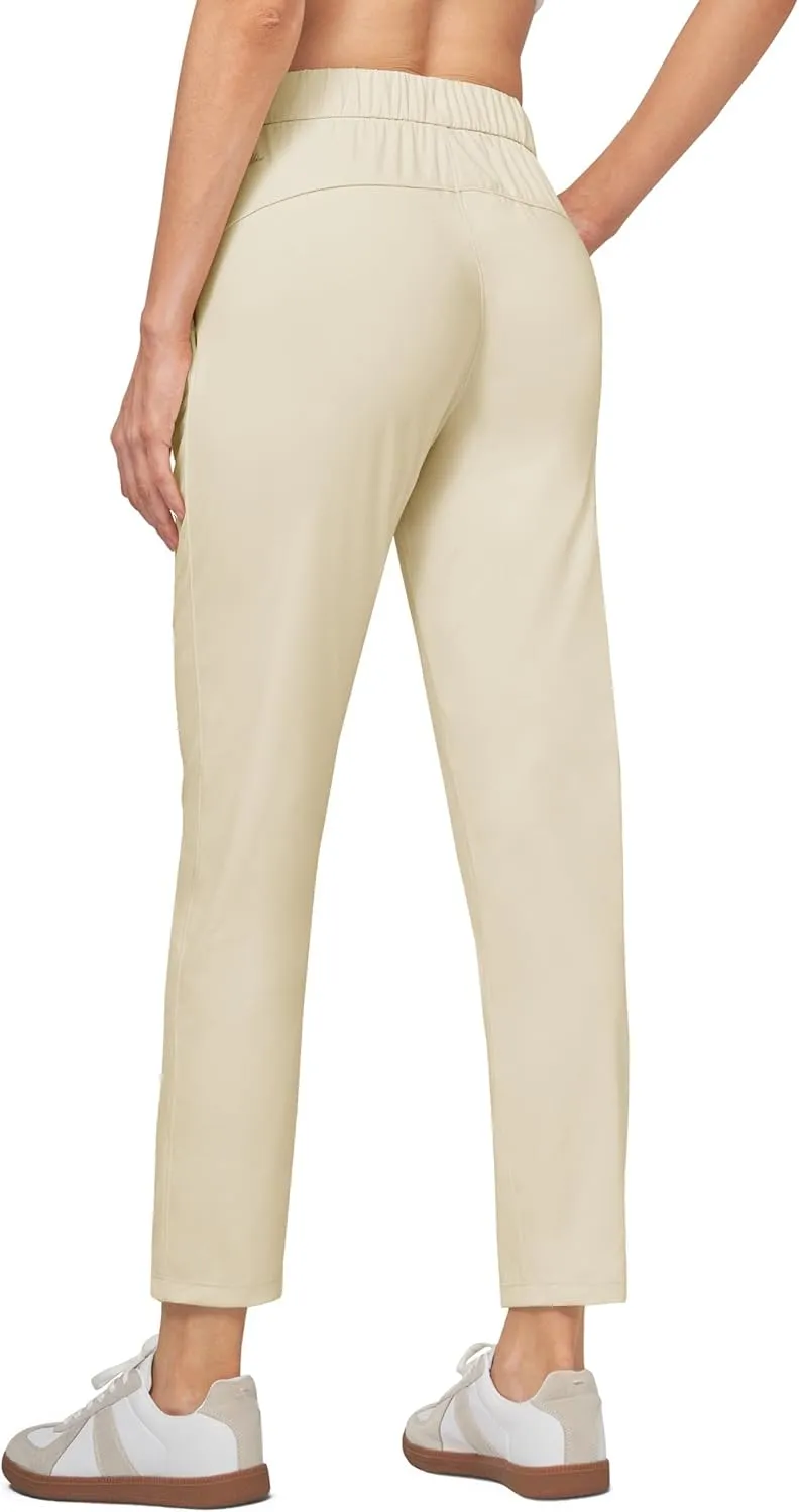 Willit Women's Golf Travel Pants Lounge Sweatpants 7/8 Athletic Pants Quick Dry On The Fly Pants